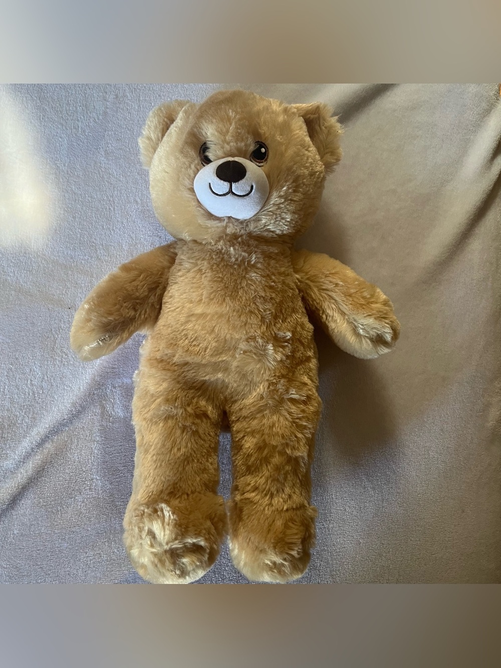 Build A Bear Tan Lil’ Honey Cub with child safe eyes